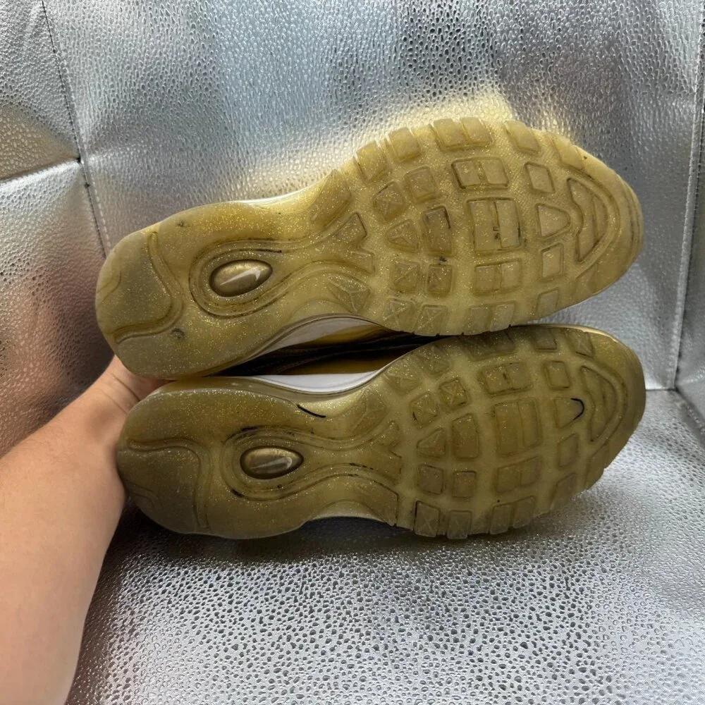 Size 9.5 Nike Air Max 97 Low Womens‎ Olympic Gold Athletic Sneaker CJ0625-700